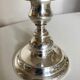 Product BHV Classic candle holder in punched silver metal
