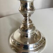 Product BHV Classic candle holder in punched silver metal