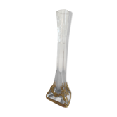 Soliflore in chiseled crystal and brass