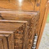 Solid oak jam jar