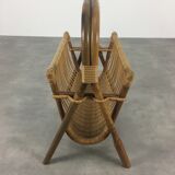 Rattan magazine door 60s