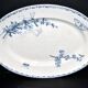Carmen oval earthenware dish U&C Sarreguemines butterfly 35.5cm