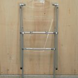 Metal and lucite folding chair, swivel backrest.