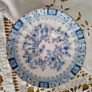 Set of 8 coffee cups and porcelain sub-cups Bavaria model China Blau