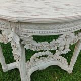 console en bois style louis xvi
