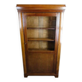 Vitrine ancienne à étagères réglables - Acajou - Polie à la main - Années 1920