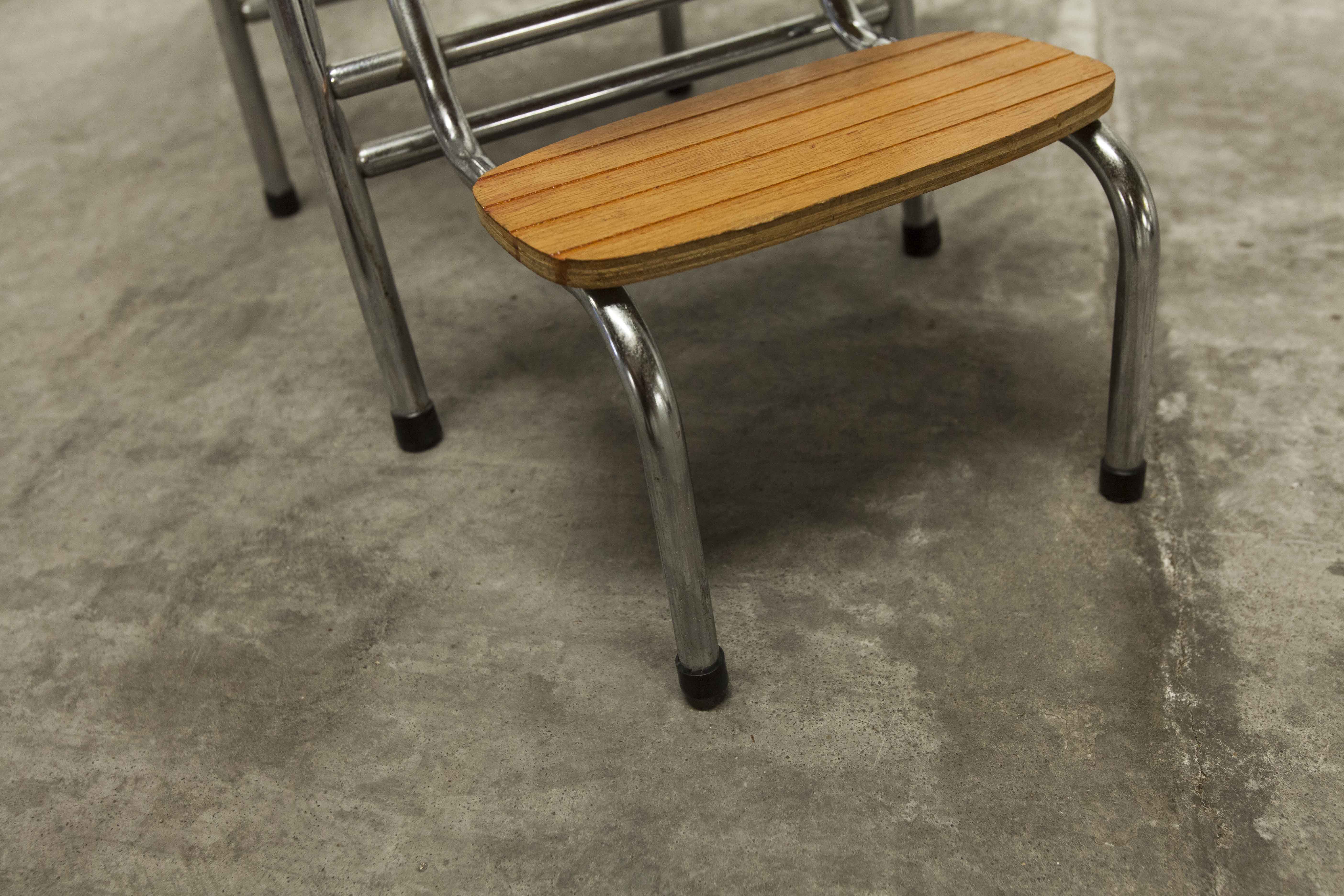 Stepladder stool 3 steps formica
