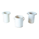 Antique Handmade Ceramic Vases, Set of Three, Italy 1900 circa
