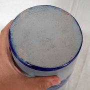 Bouteille en grès bleu d'Alsace Poterie Schmitter Betschdorf