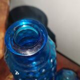 Blue glass bottle