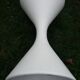 Diabolo-shaped fiber cement planter