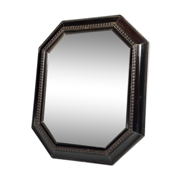 Ripple frame mirror octagonal