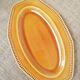 Ravier - plat Longchamp France moutarde - vintage