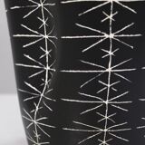 Jean de Lespinasse large vase no. 308 scarified decoration Nice 1950s