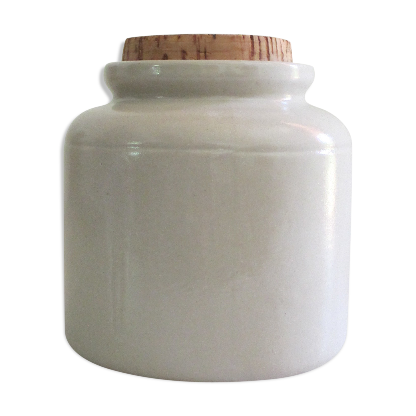 Sandstone pot with its cork cotted