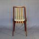 Set of 4 two-tone Thonet chairs from 1960, with grey leather seats.
