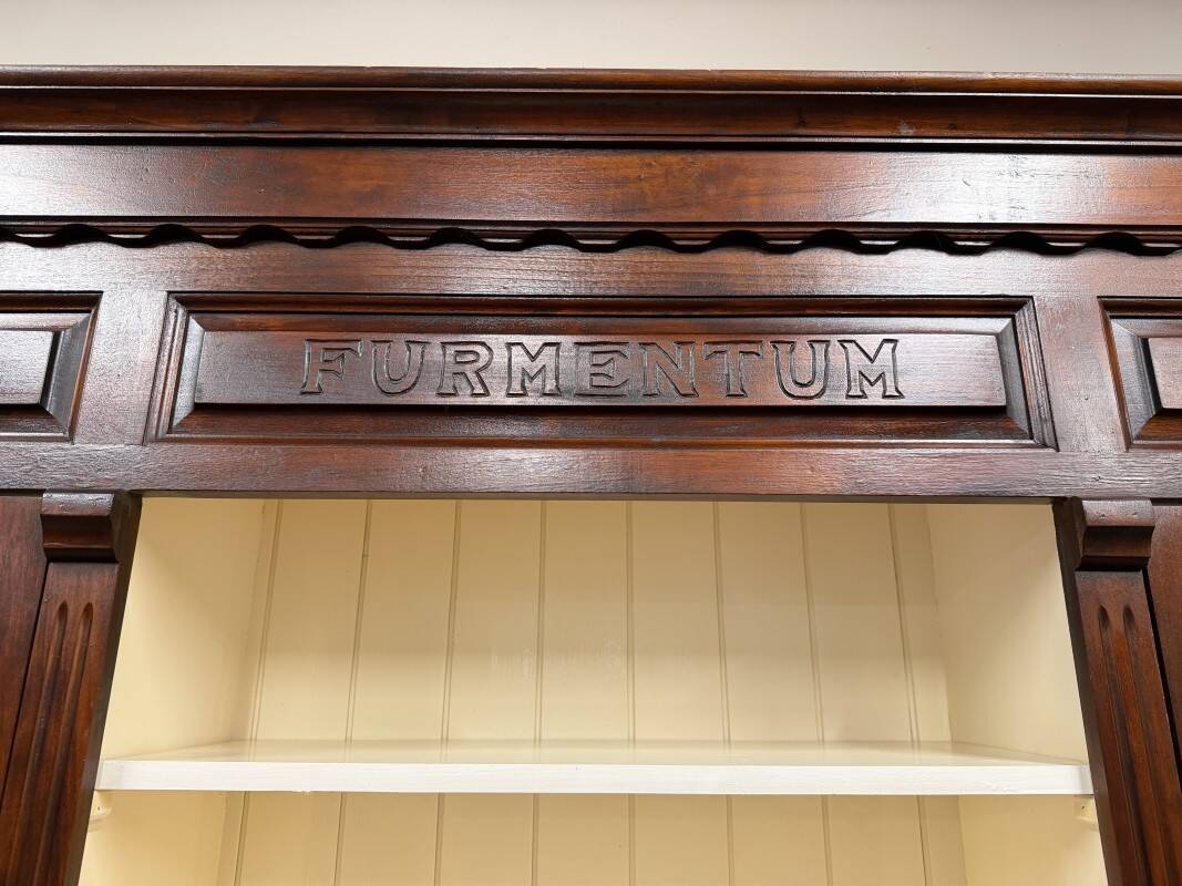 Classic English Apothecary Cabinet Bookcase