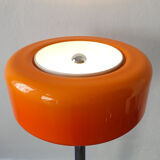 Floor Lamp Chrome and Orange, 1970's