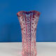 Pink crystal vase