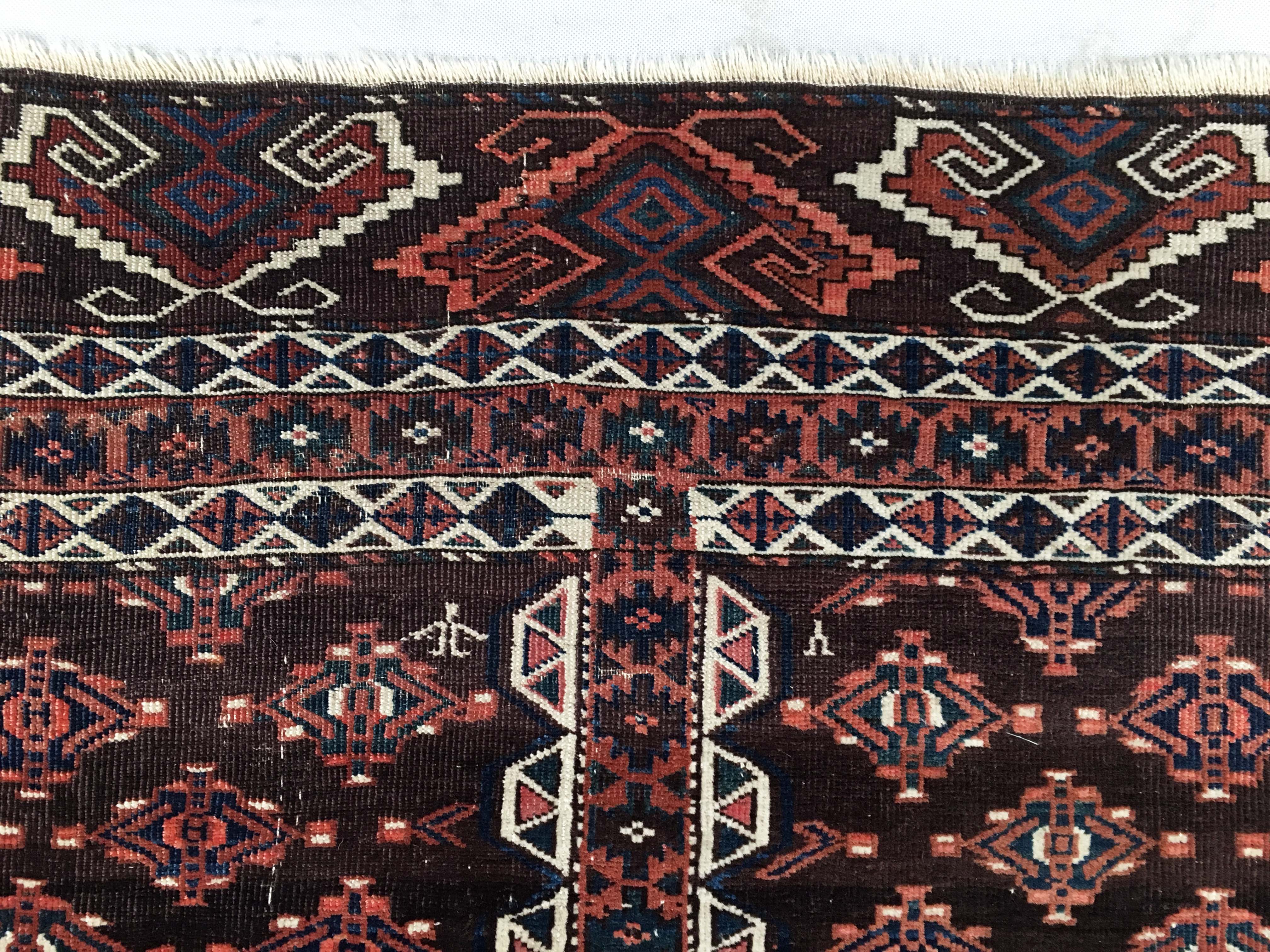 Carpet Tekke Engsi former 165 x 130 cm around 1900