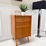 Vintage chiffonier with compass feet