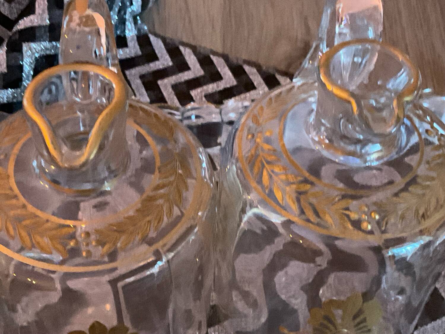Baccarat service liqueur