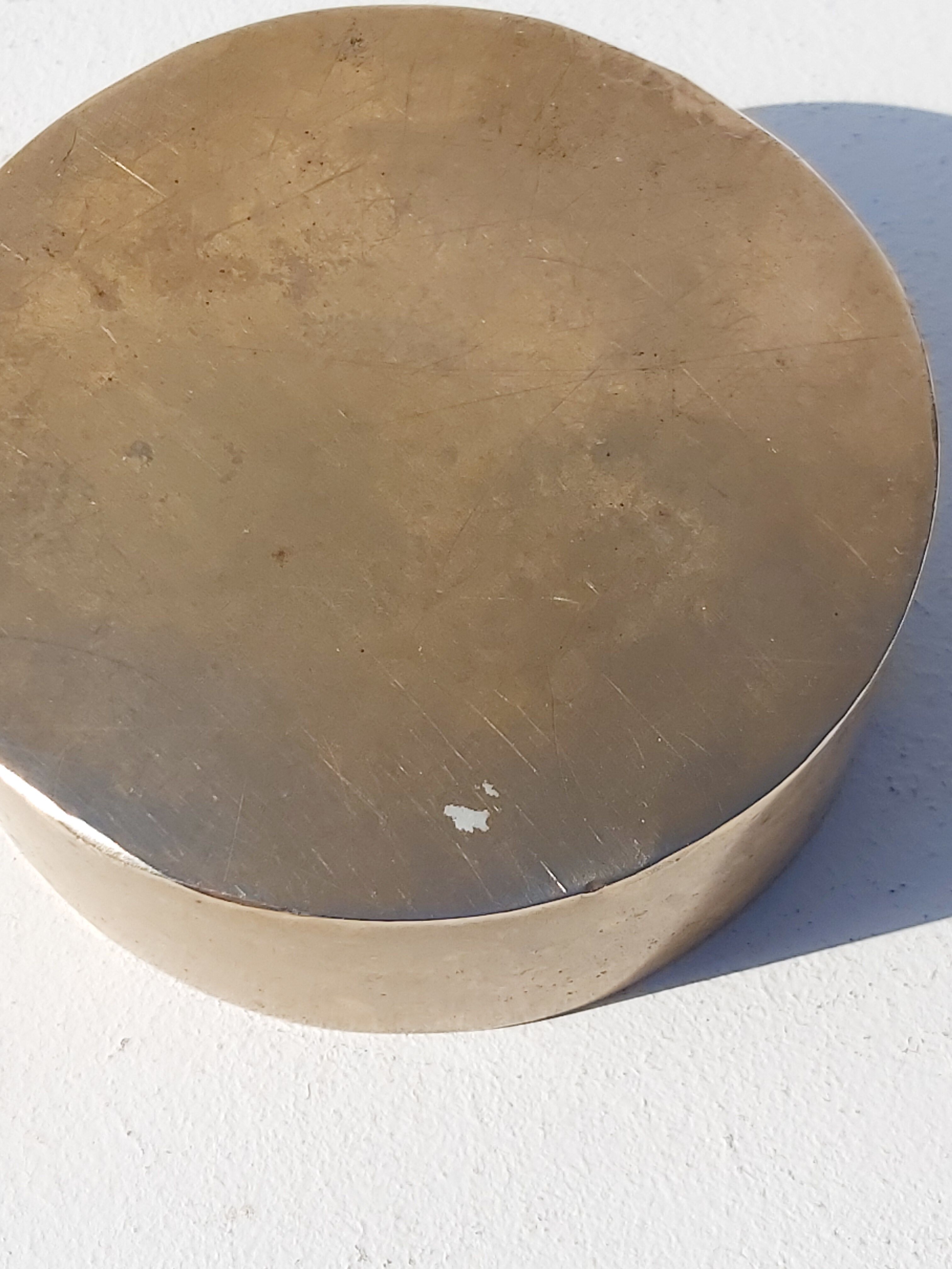 Monique Gerber bronze ashtray 70s