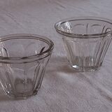 Set of 2 jars of elegant flared glass jam