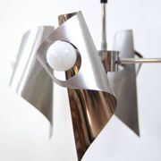 4-flame chrome stainless steel pendant light