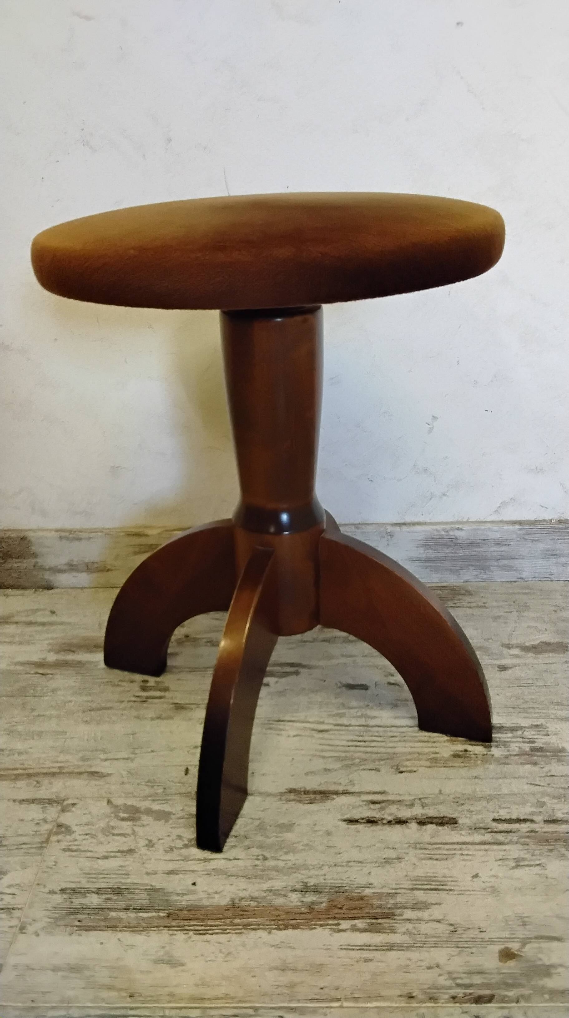 Antique piano stool