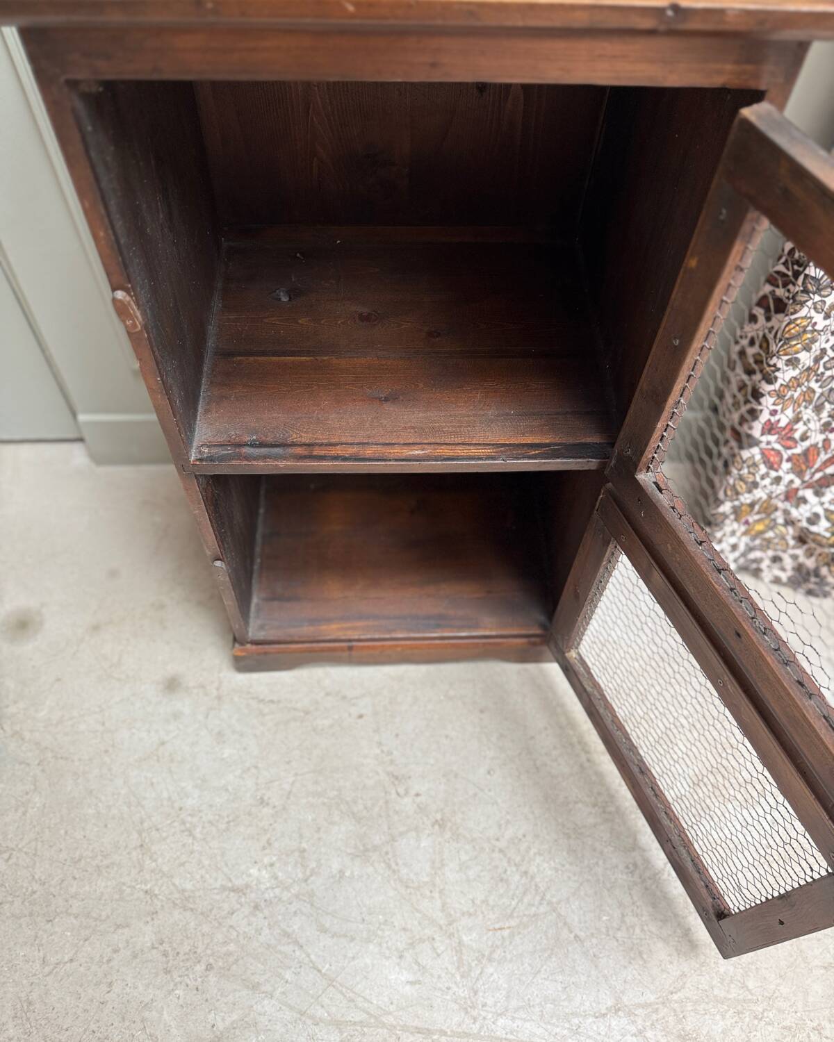 Small wooden pantry