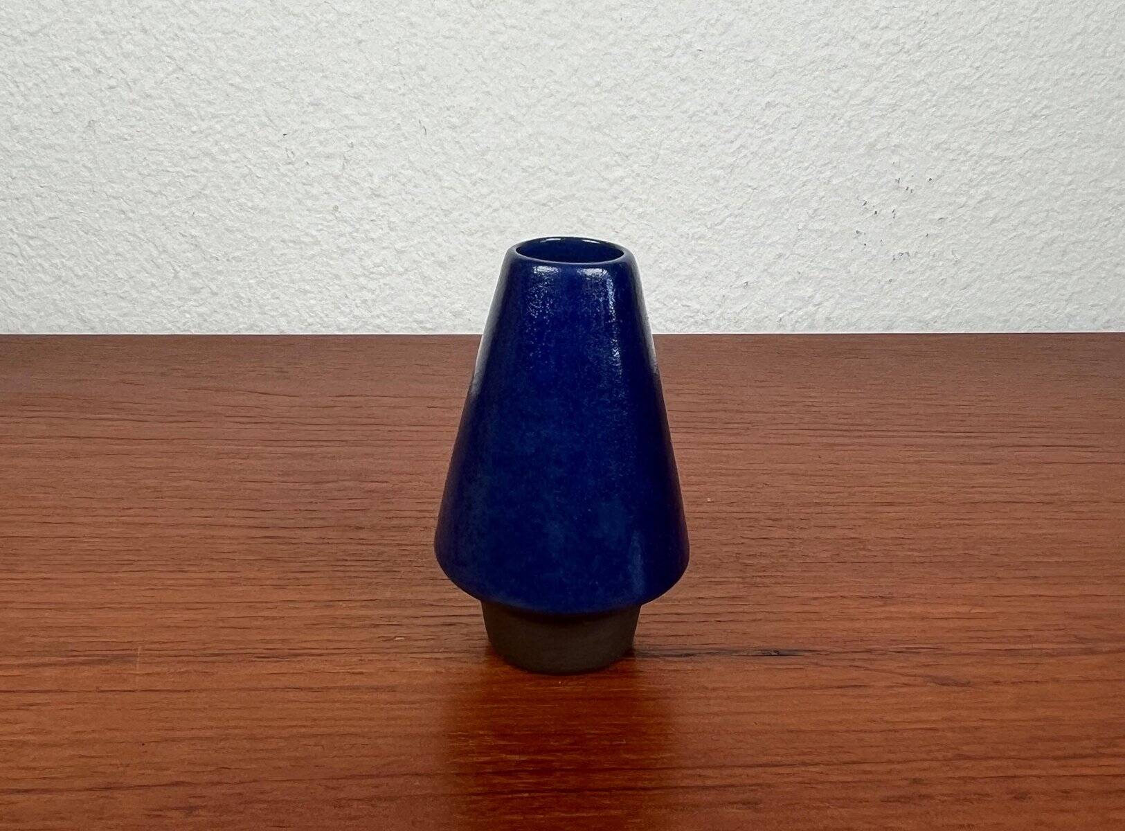 Mid-Century German Small Minimalist Studio Pottery Vase from BKW Böttger Keramik Wandsbek, Hamburg, 1960s