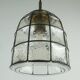glashuette limburg hanging LAMP 1960's 70's glass pendant light model 4184