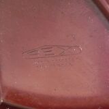 Art Deco bistro table with bakelite top, Louis Vuitton, REX, 1930s