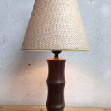 Lampe à poser en bois tourné