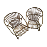 Rattan armchair