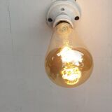 Art deco porcelain ceiling lamp