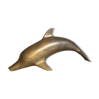 Vintage Brass Dolphin