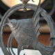 Paire d’appliques en métal sculpté signées RG