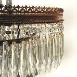 Lustre  cascade Vintage 60s. Hollywood Regency