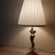 Lamp foot bronze angel cherub