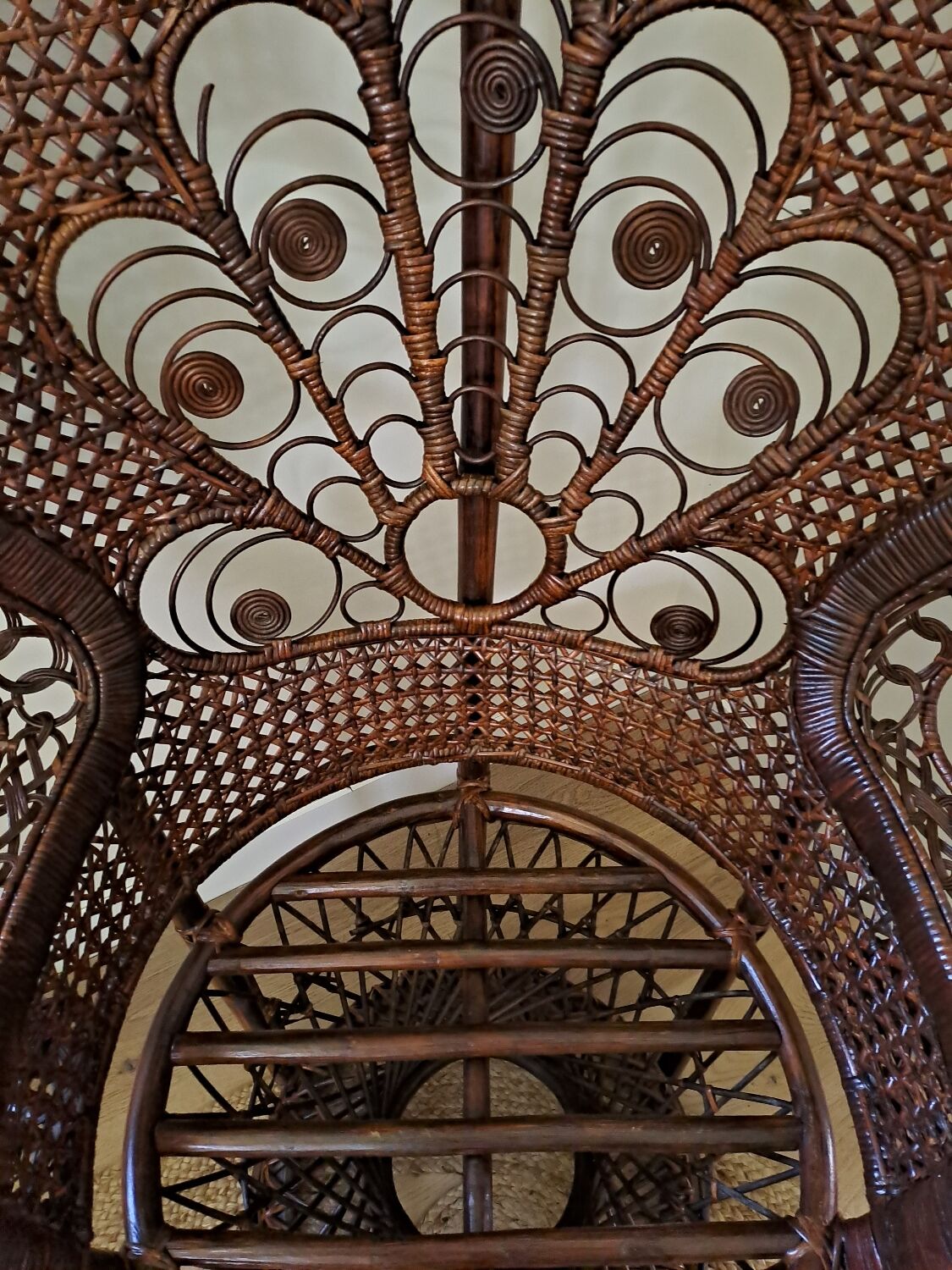 Emmanuelle rattan armchair