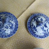 2 monogrammed "Gien" condiment jars