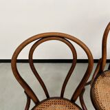4 bentwood bistro chairs, circa 1910