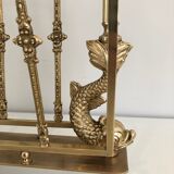 Brass magazine holder
