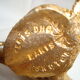 Lamp foot Régis Dho Fondica bronze gilded bird foliage insects