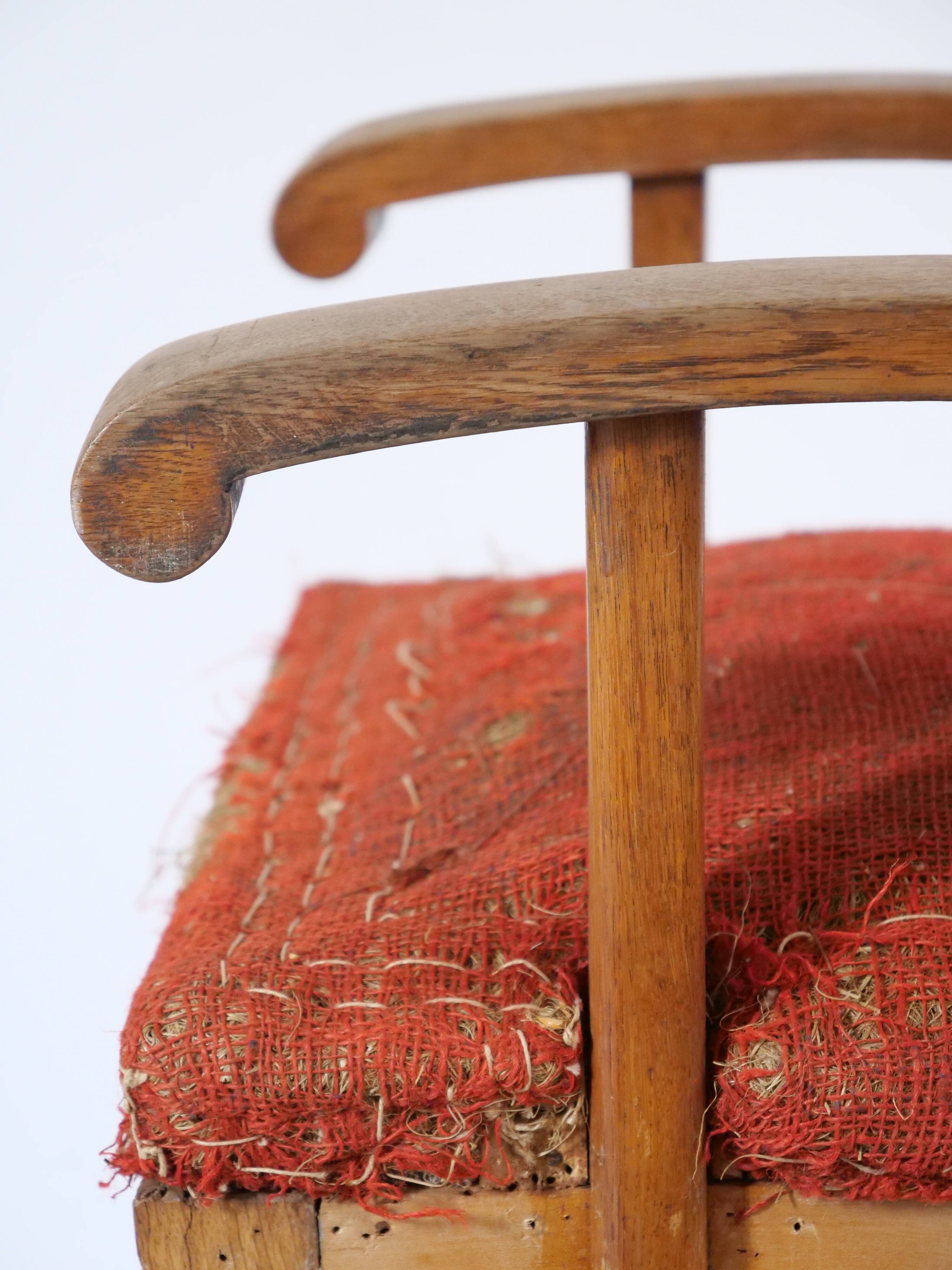 Fauteuil bridge ancien structure originale projet de tapissier