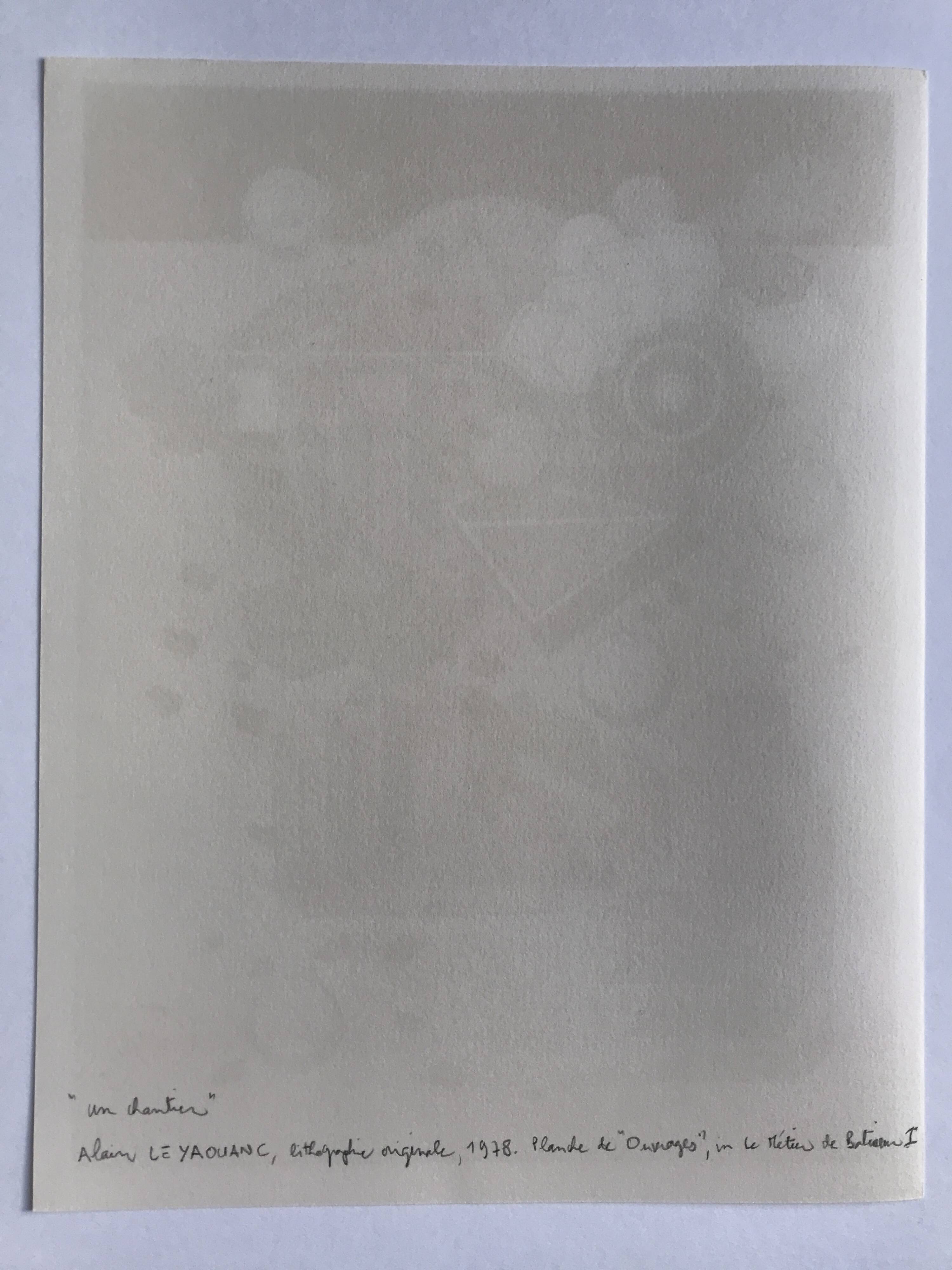 Set of 4 original lithographs by Raoul Ubac, 1978. The earth.