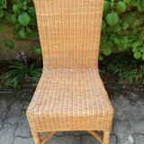 70's vintage bamboo and wicker chairs