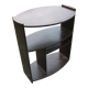Art-Deco oval brown harness with shelves